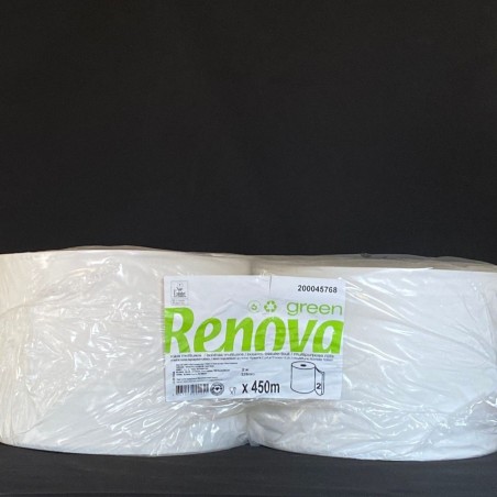 BOBINA INDUSTRIAL RECICLADA D/C 450M 2UD