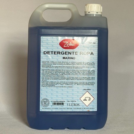 DETERGENTE ROPA LAVADORA ZORKA 5KG MARINO