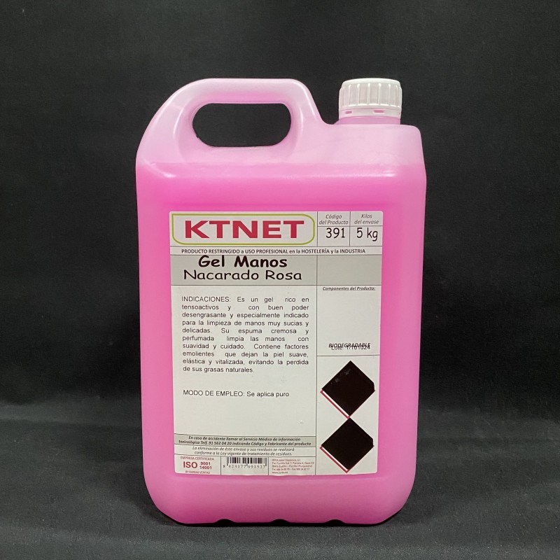 GEL DE MANOS ROSA NACARADO 5KG