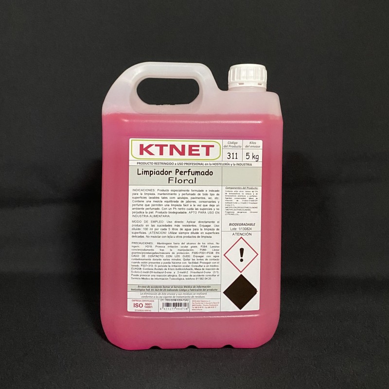 LIMPIADOR KTNET PERFUME FLORAL 5KG